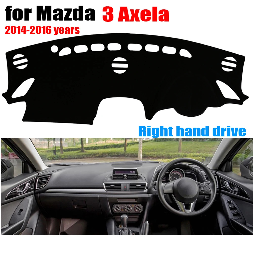 Car dashboard cover mat for MAZDA 3 3th AXELA 2014 2016 Right hand drive dashmat pad dash mat