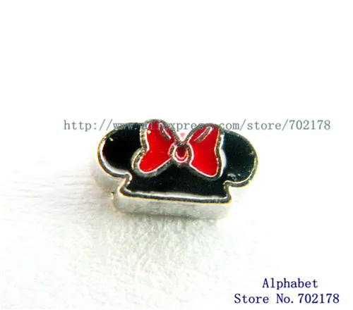 

Girl mouse ears 10pcs floating locket memory charms fit for living memory locket FC801