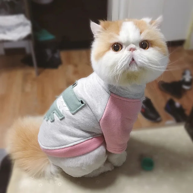 Cat Clothes Cotton Pet Cat Clothing for Small Cats Costume Kitten