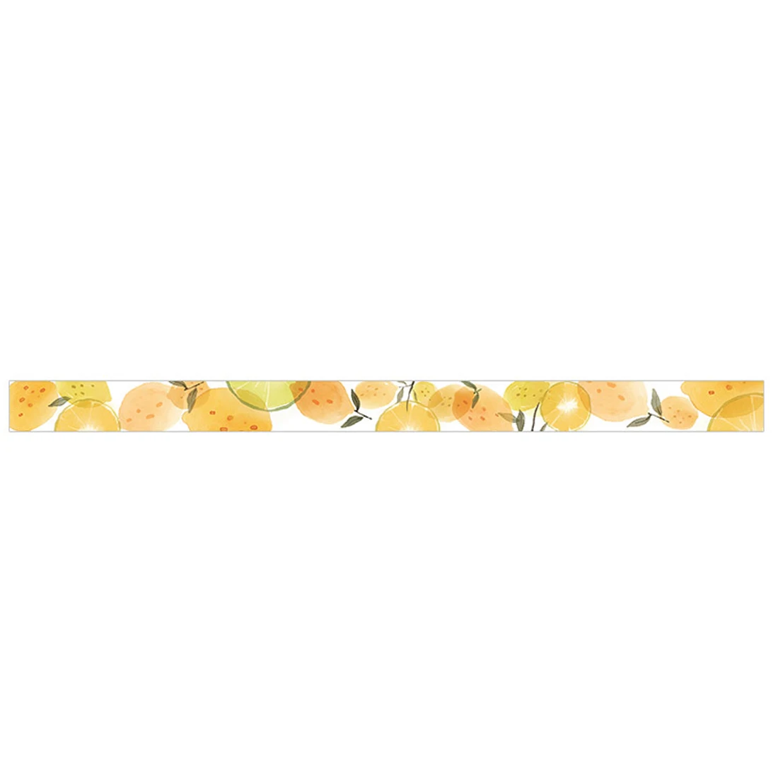 Lemon tree Милая упаковка с фруктами Васи декоративная лента Сделай Сам клейкая лента для украшение дневника офисные школьные принадлежности - Цвет: Lemon tree