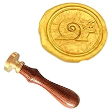 Улитка винтажное изображение на заказ логотип роскошный воск печать штамп