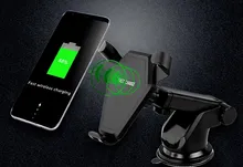 car qi fast wireless charger wireless cell phone fast charge wireless charging stand for iphone x
