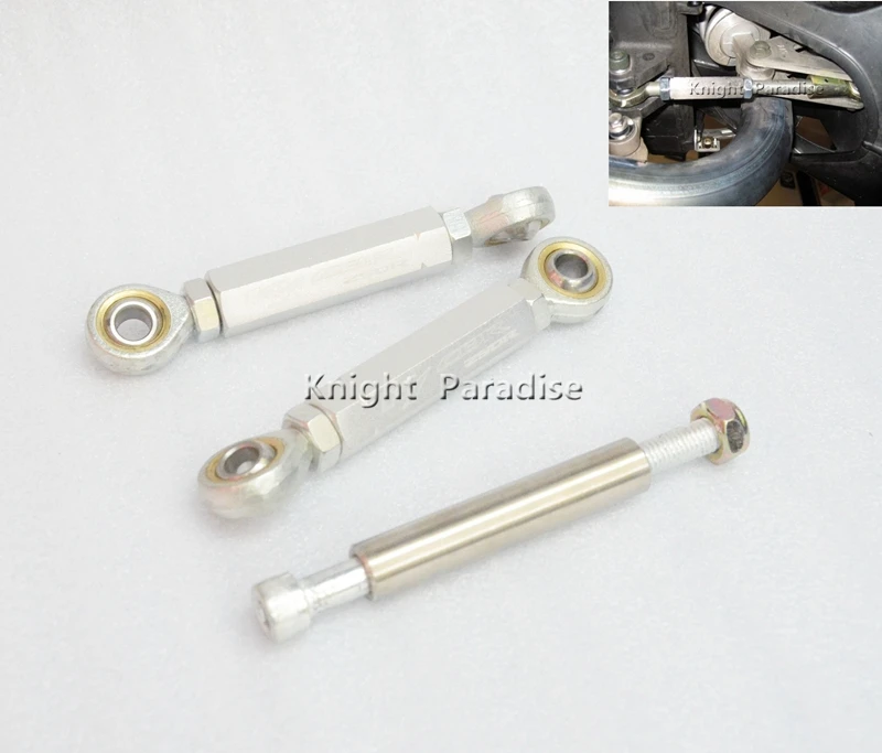 Gold Motorcycle Rear Adjustable Lowering Suspension Drop Links Kit