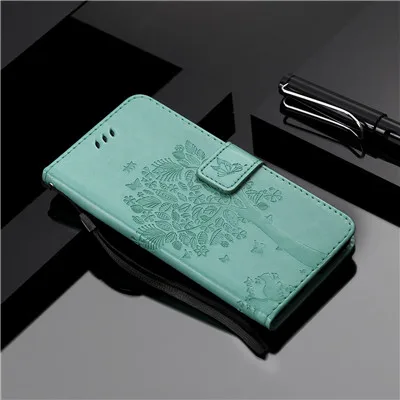 Magnetic PU Leather 3D Embossed Cat Tree Wallet Case For Xiaomi 8Lite Flip Wallet Phone Case Cover For Xiaomi 8Lite Case Coque (42)