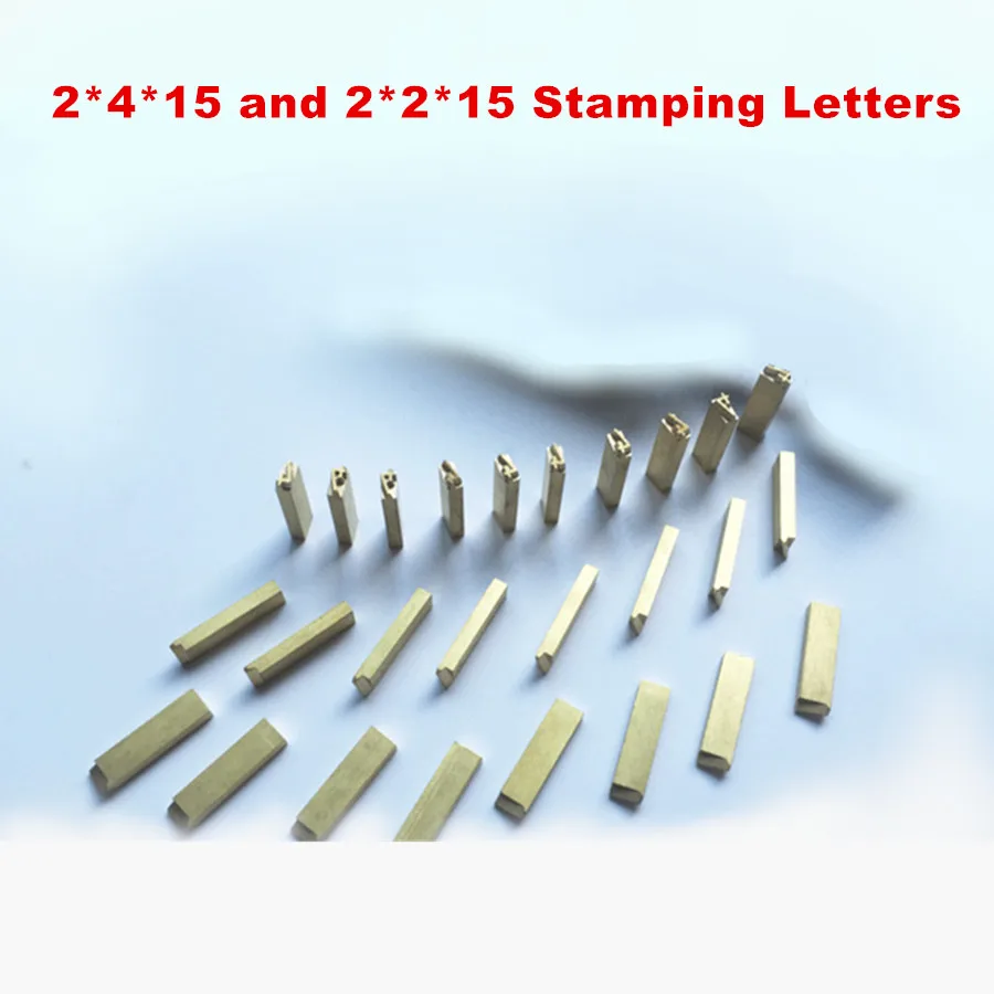 

freeshipping customize for 2*4*15mm and 2*2*15 English letter/alphabet/font and numbers for HP-241B/DY-8 date coding machine,