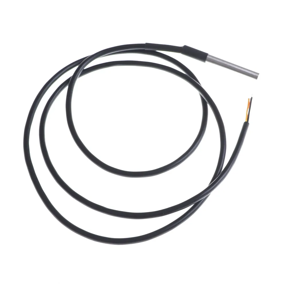 1Pcs DS18B20 Temperature Sensor Length 1M Waterproof Digital Thermal Probe or Sensor Whosesale