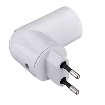 

PBT PP To E27 Base LED Light Lamp Holder Bulb Adapter Converter Socket EU plug to E27