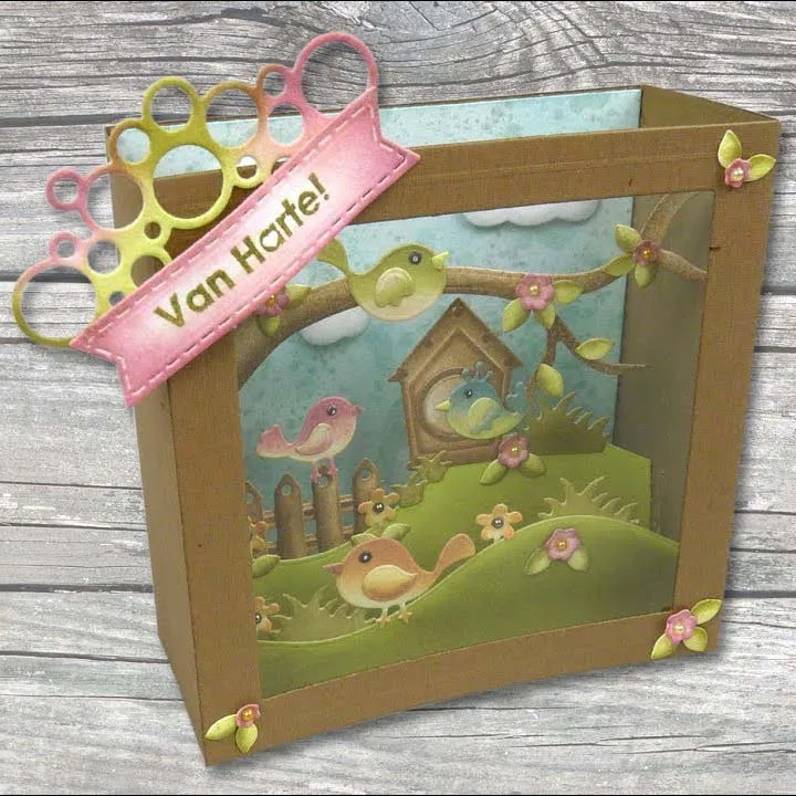 

BIG Shadow box Metal cutting dies frame craft cutting die embossing stencil for handmade Paper card making scrapbooking