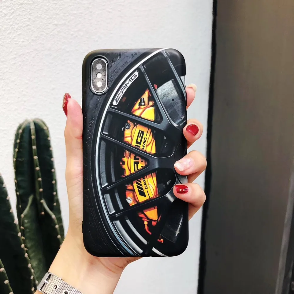 New Motorsport AMG Tire Soft silicon cover case for iphone 6 6S S plus 7 7plus 8 8plus X 10 XS XR Max AMG Luxury phone cases New Motorsport AMG Tire Soft silicon cover case for iphone 6 6S S plus 7 7plus 8 8plus X 10 XS XR Max AMG Luxury phone cases
