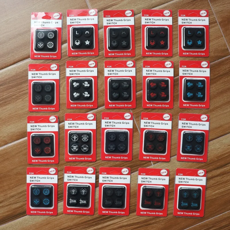 

4pcs/set For switch ns joycon analog controller grip cover silicon thumb grip