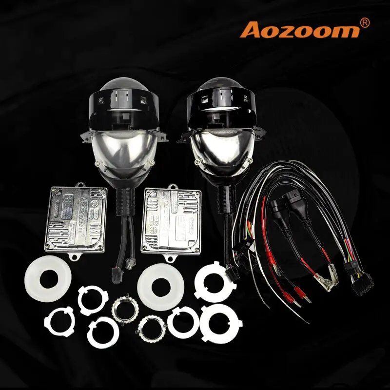  2019 Aozoom High Quality 2 Pcs 3 Inch LED Lossless Bi Projector Lens - 4000004893395