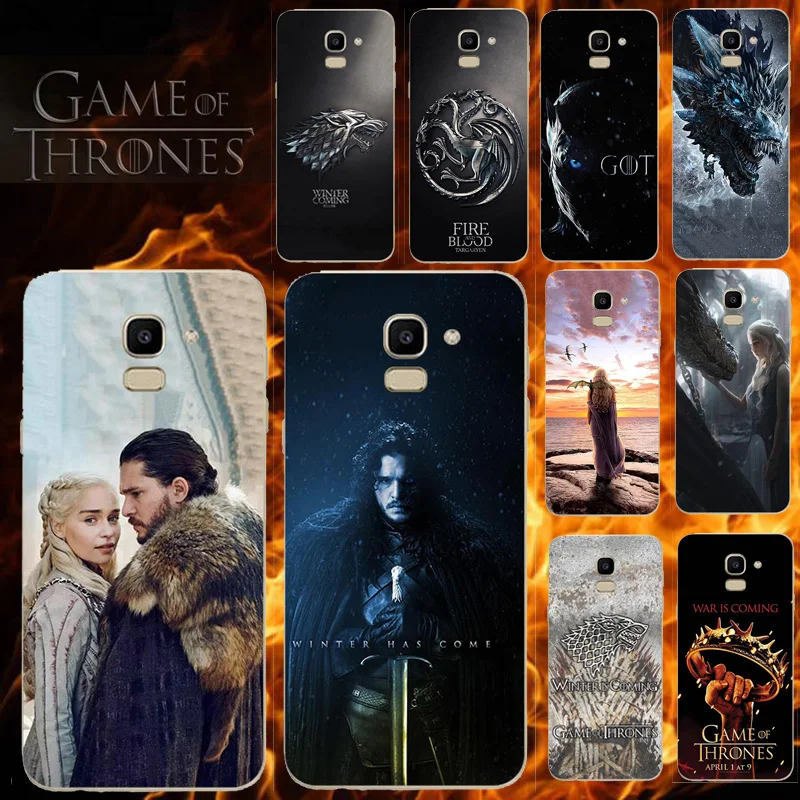 

Phone Case For Samsung Galaxy S8 S9 Plus S10 S10e S7 Edge S6 Note 9 8 J7 J5 A6 A8 J4 J8 J6 2018 A5 2017 Game Of Thrones 8 Cover