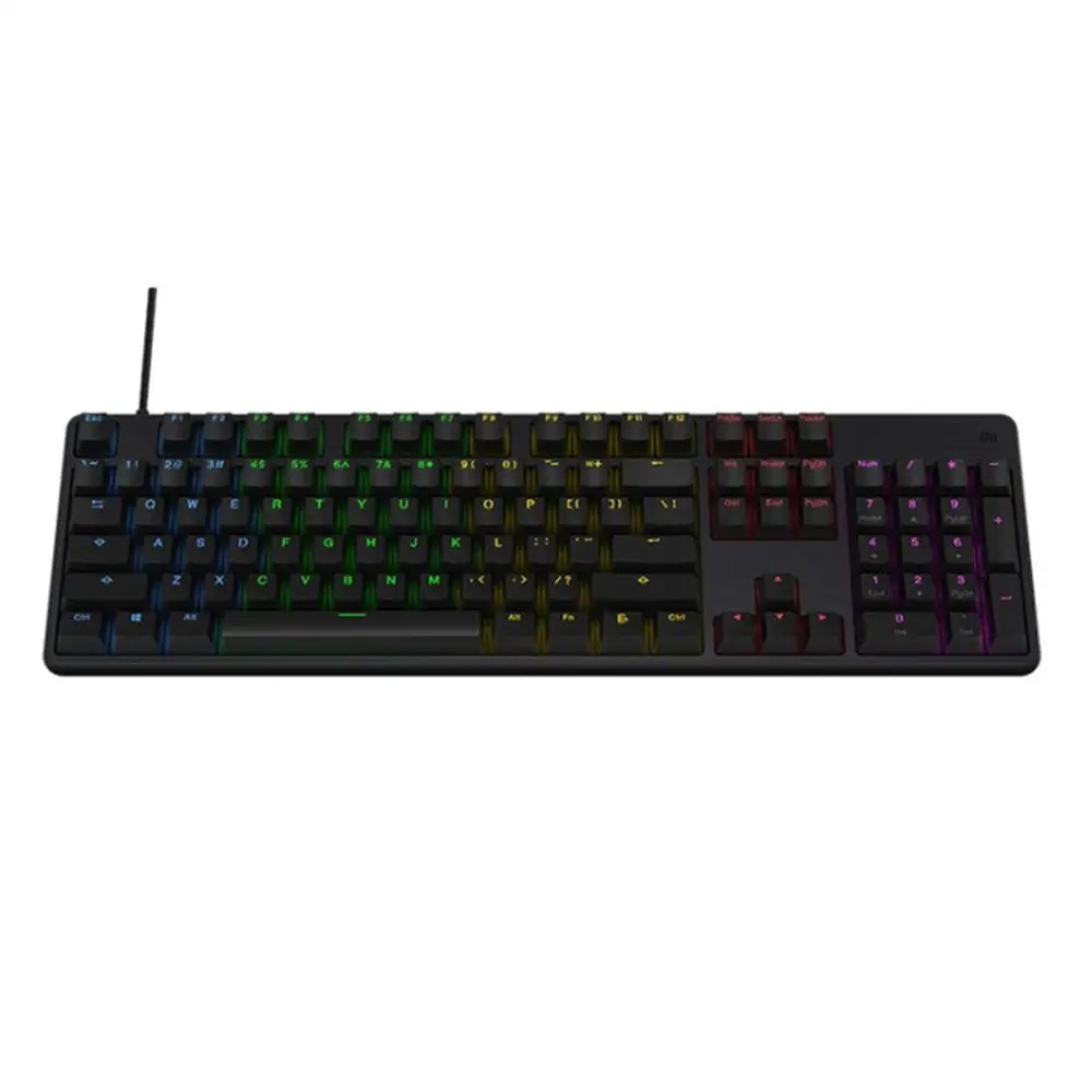

for Xiaomi Mechanical Gaming Keyboard RGB Backlight USB Wired 104 Keys For Laptop PC