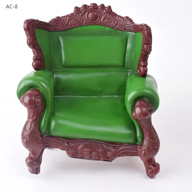 

KUMIK AC-8 Model Toys 1/6 Scale Green Armchair PVC Sling Chair Couch Fit 12" Soldier Action Figure Doll Body Scenes Annex