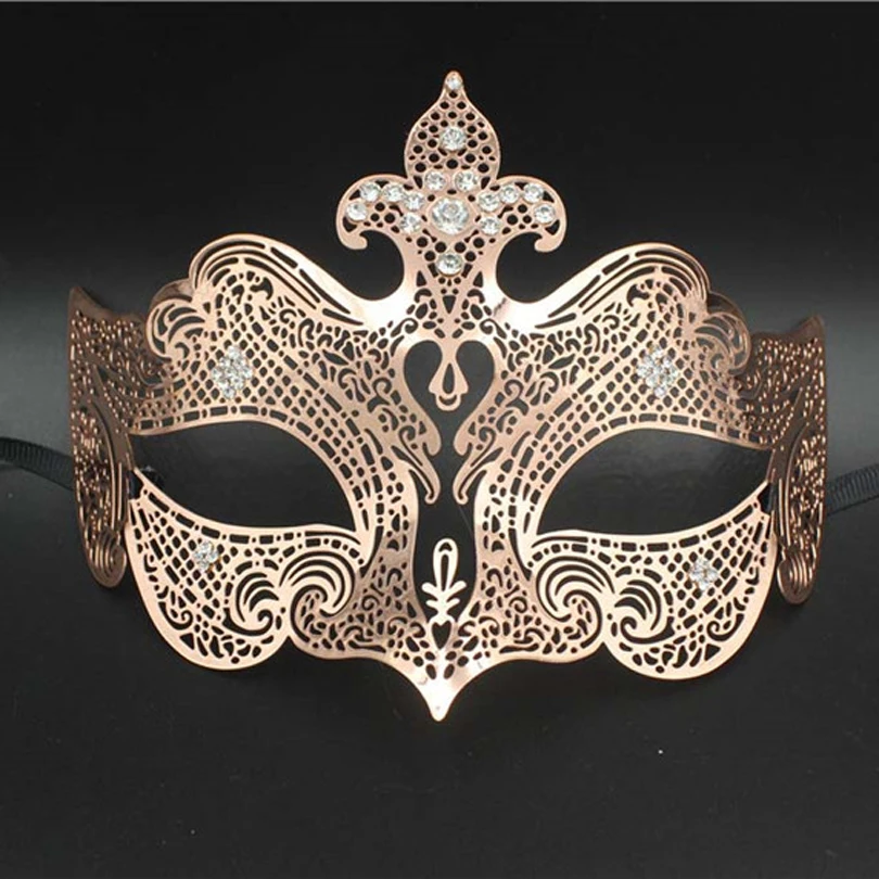 Brand New Laser Cut Metal Mardi Gras Masquerade Venetian Mask Hot Pink//Silver