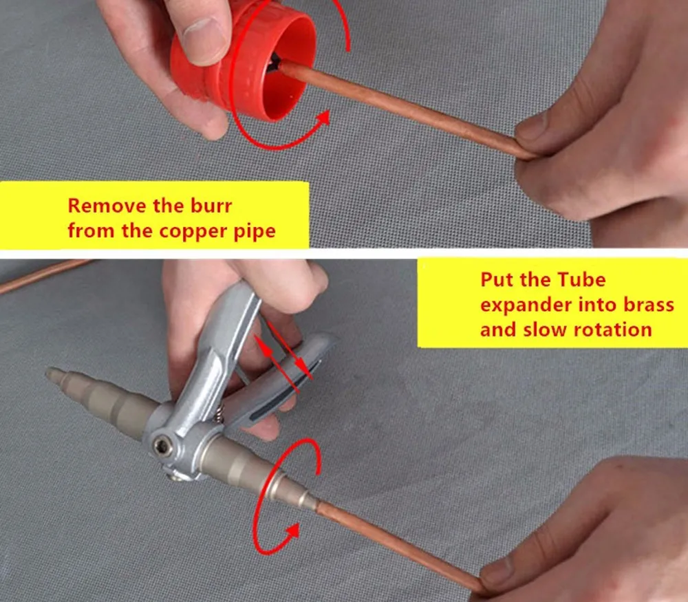 FATCOOL Кондиционер медные трубы обжимной инструмент, хладагента эспандер трубчатый 6/8/10/12/16/19/22 мм