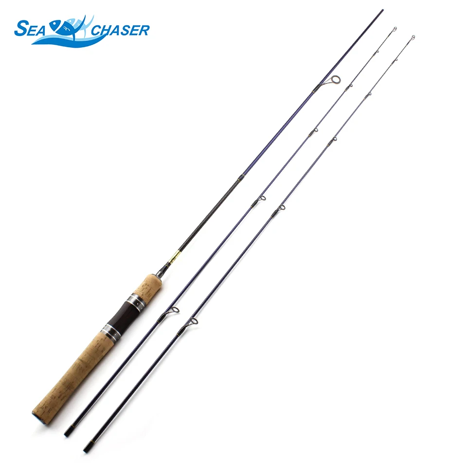

1.68m wooden handle ul power 2 tips Spinning Fishing Rod ishing Rods 2-5 LB Line Weight Light Carbon fishing pole