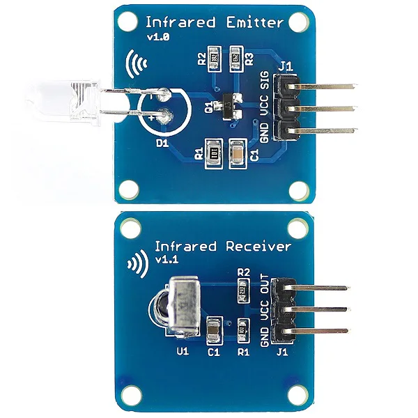 1 шт. мини 38 кГц ИК инфракрасный передатчик модуля+ ИК-приемник Сенсор модуль для Arduino RPI STM32 электронные компоненты