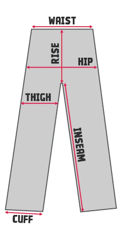 K-2173 SIZE CHART