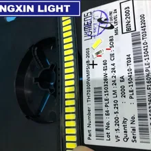 500 шт. Люмен LED подвестка 1 Вт 6В 7030 холодный белый ЖК-дисплей Подсветка для ТВ Применение