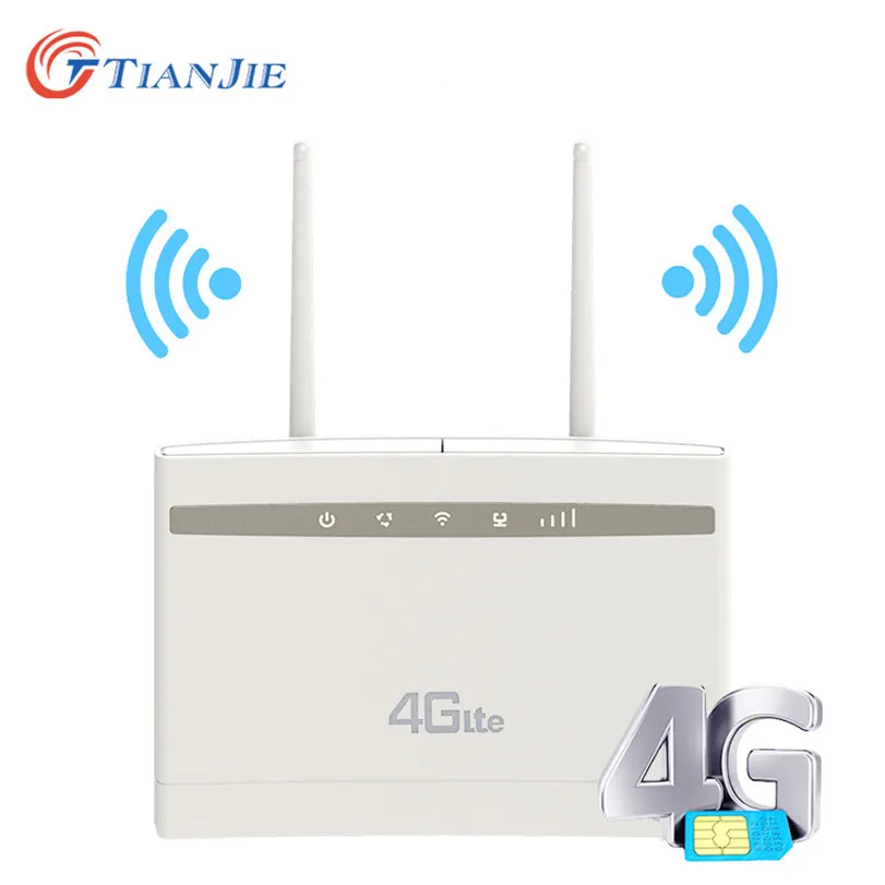 Wi Fi роутер Tianjie 300 Мбит/с 4G LTE CPE|Беспроводные роутеры| |