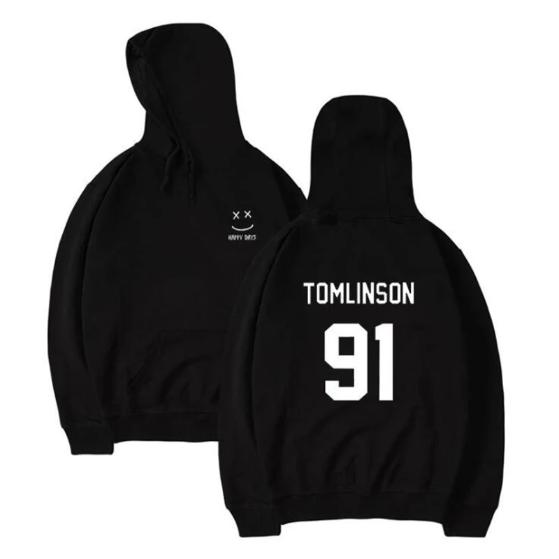 Louis Tomlinson 91 Harajuku Hoodie One Direction Streetwear Hip Hop Black White Pink Hooded Hoody Womens Hoodies and Sweatshirts Louis Tomlinson 91 Harajuku Hoodie One Direction Streetwear Hip Hop Black White Pink Hooded Hoody Womens Hoodies and Sweatshirts