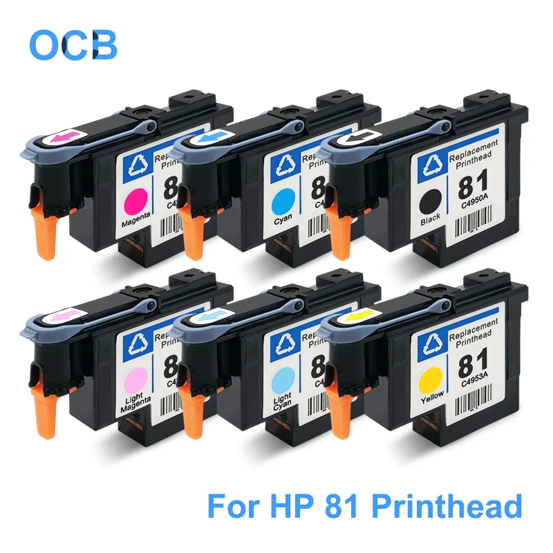 Печатающая головка для HP 81 C4950A C4951A C4952A C4953A C4954A C4955A печатающая design jet 5000 5000ps 5500 5500ps