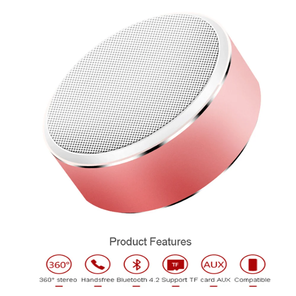 DioIono портативный мини Bluetooth динамические беспроводные колонки сабвуфер HD звук