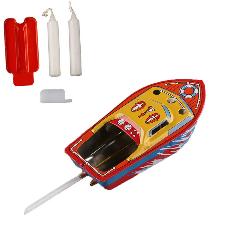 Винтажная лодка Паровая Powerd коллекционная игрушка лодка обучающая переработка Ретро отправка корабль лодка Коллекционная оловянная