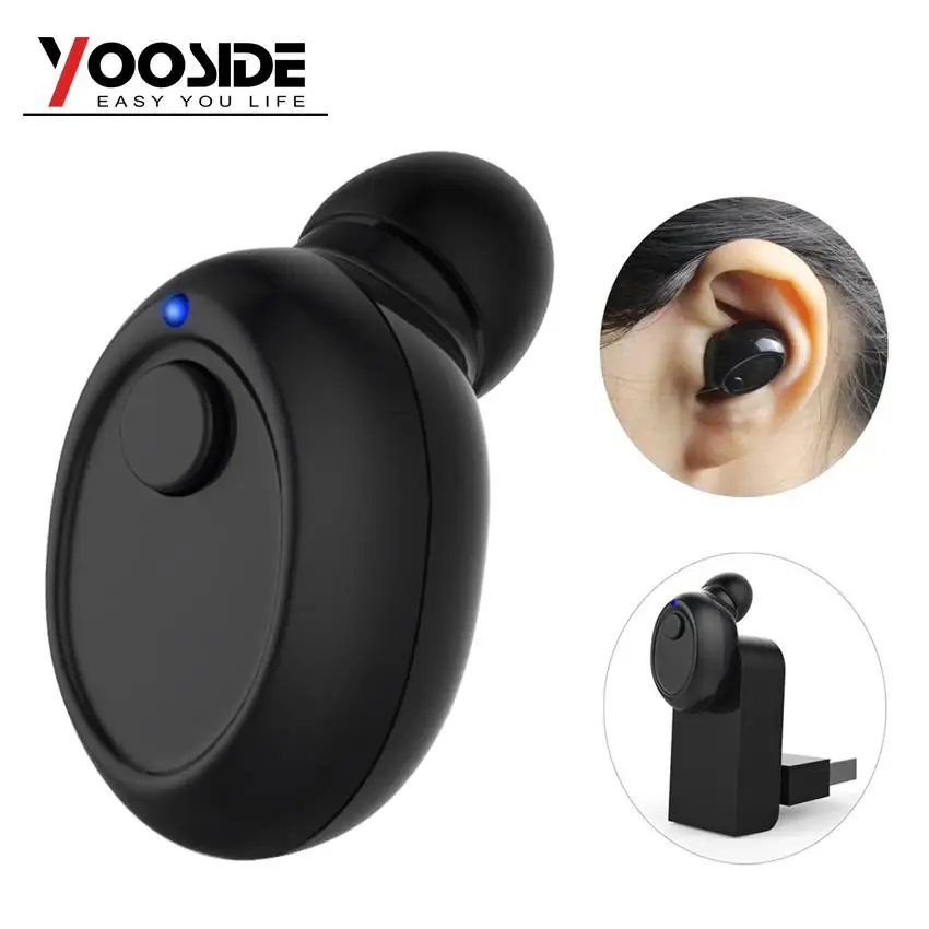 Yooside Bluetooth мини Беспроводной вкладыши с 2 USB магнитными разъемами для зарядных