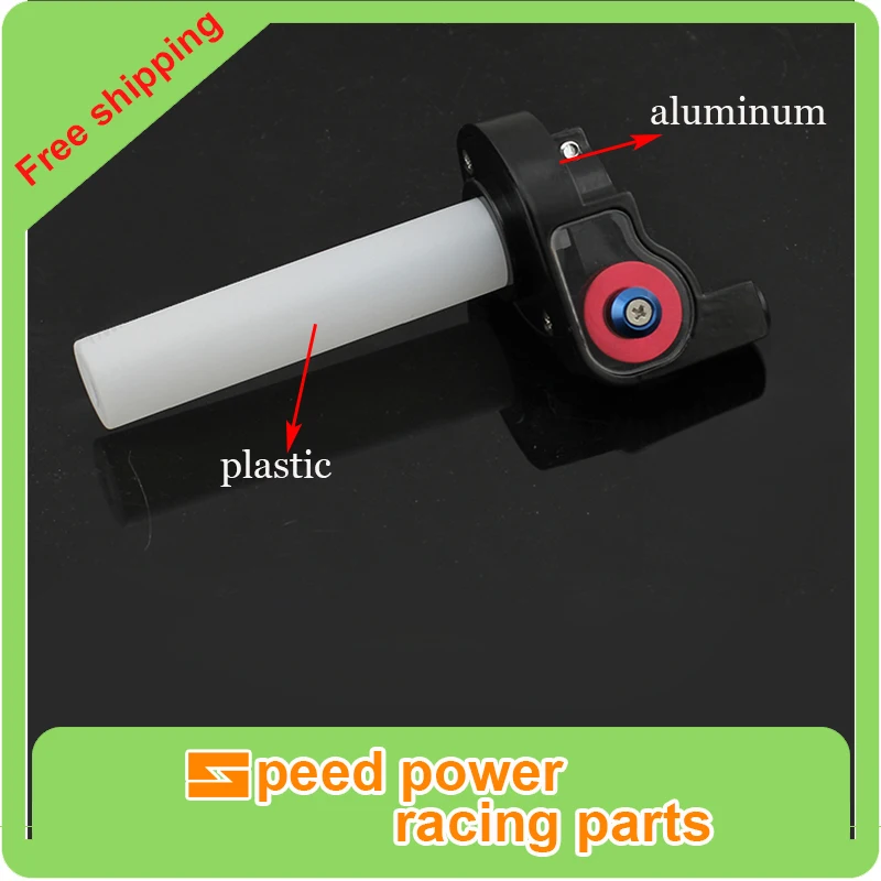 

1/4 Turn Twist Quick Action Throttle Clamp Grip 22mm 7/8" Motorcycle Handlebar Grips For Honda Suzuki Kawasaki Dirt Bike