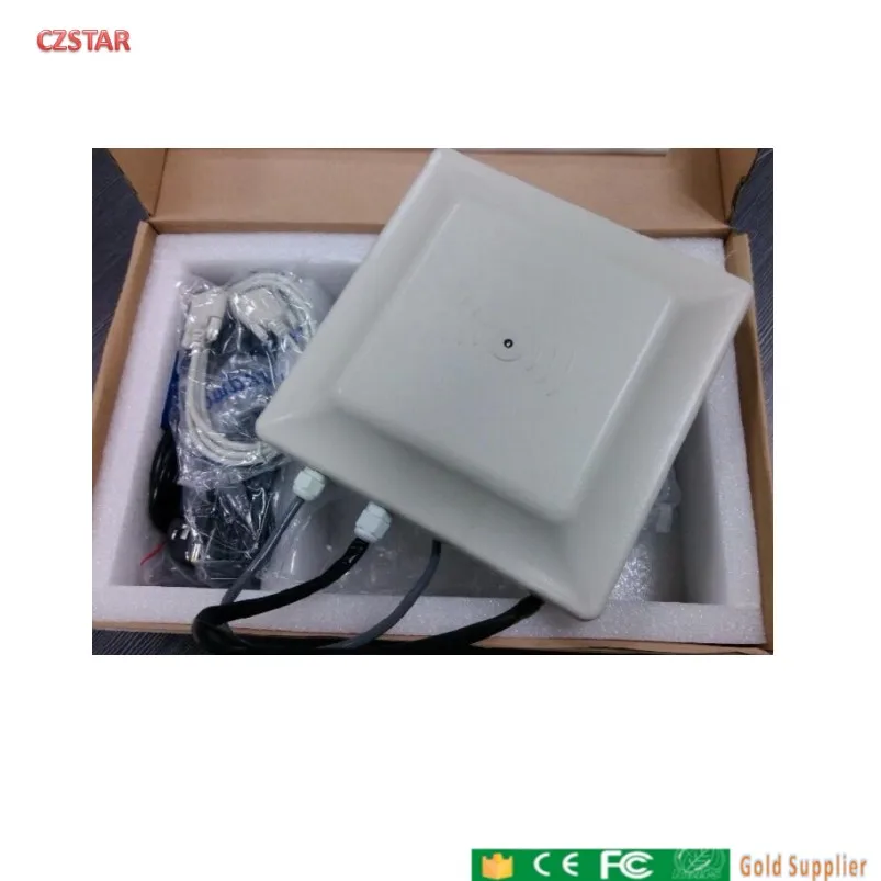 Считыватель UHF RFID 6 м считыватель дальнего радиуса действия встроенная антенна