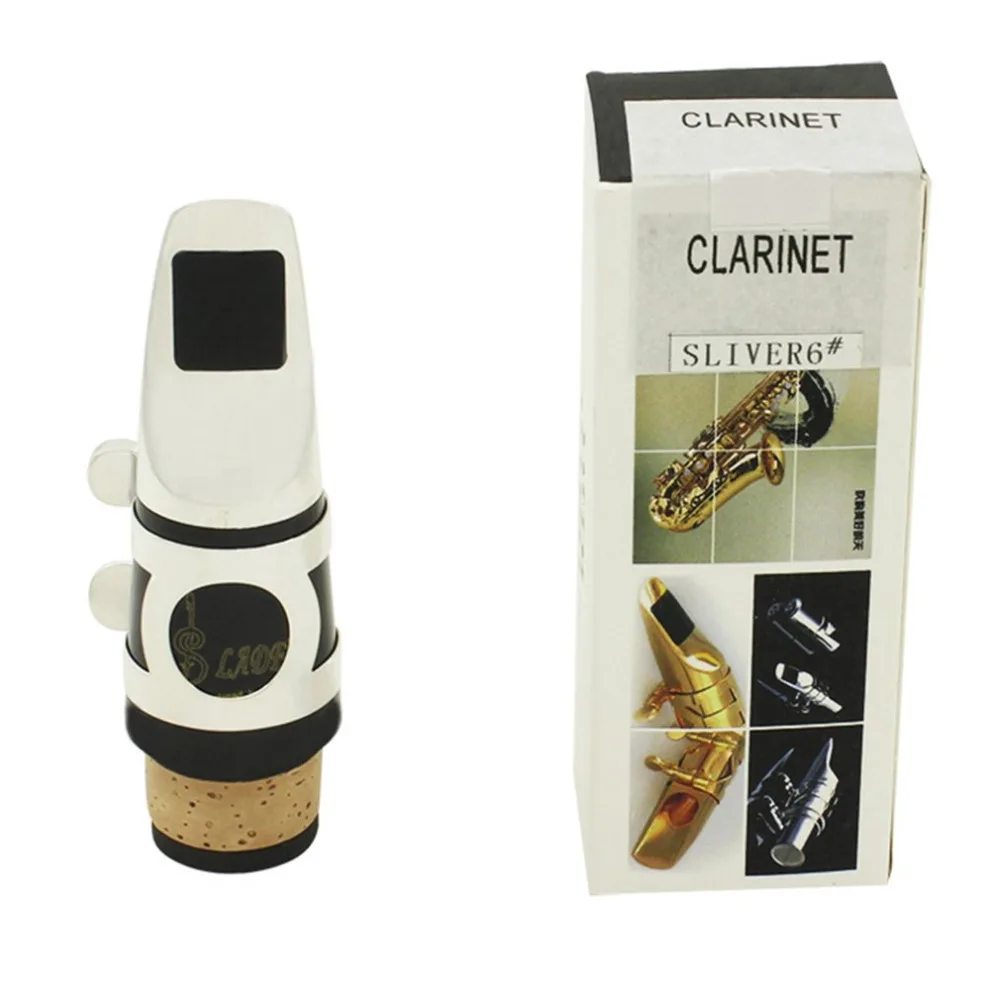 Metal Mouthpiece 6 Wind Mouth Gold Flute Metal Silver 10.5*4*4CMin Parts & Accessories