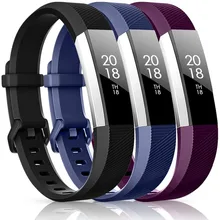3 Pack силиконовые высококачественный ремешок для часов сменный Браслет для часов мягкий ремешок для Fitbit Alta hr для Fitbit Alta Smart часы браслет