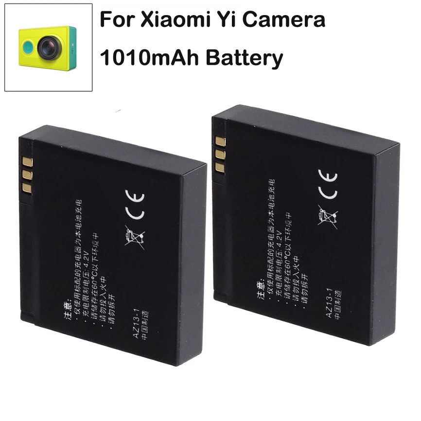 High Quality 3.7V 1010mAh Rechargeable Li ion Battery for Xiaomi Yi