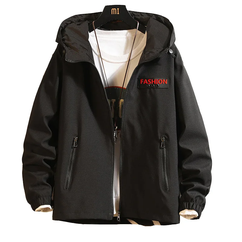 

Men Jacket Hooded Men Coats and Jackets Dragon Print Pattern Zipper Jacket Men Streetwear Coat Men Clothes