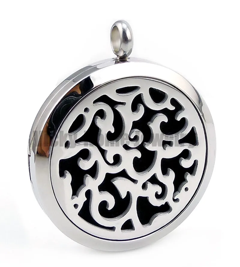 

With chain gift Cloud (30mm) Aromatherapy Stainless Steel Essential Oils Diffuser Jewelry Locket with Pads drop shipping