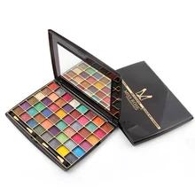 MISS ROSE 48 Colors Eyeshadow Paleta De Sombra Natural Makeup Luminous Matte Mattallic Eye Shadow Glitter