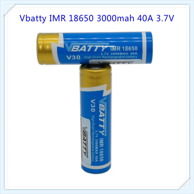 1 шт./лот Vbatty v30 IMR 18650 3000 мАч 40A 3 7 в батарея для SUBOX Mini Kangertech|battery a|3.7v batteryimr |