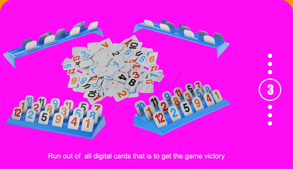 Родитель-ребенок интерактивные Rummy карточные игрушки игры портативная цифровая настольная игра Mahjong логическая Семейная Игра-Головоломка для путешествий