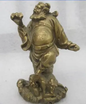 

ancient China Collection of old copper doors catch ghost statue home decoration metal handicraft