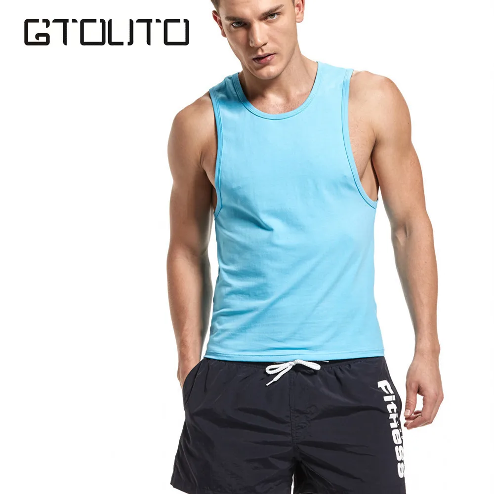 Quick Dry Athletic Fit Running Vests Top Male Men Undershirts Outdoor