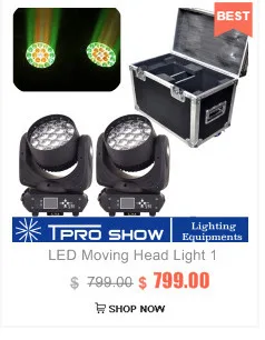 2 шт. Zoom СВЕТОДИОДНЫЙ Moving Head Wash 36x10 Вт RGBW 4в1 сценический световой эффект Lyre Мобильная головка аудиосистема DMX управление Fly Case/картонная упаковка