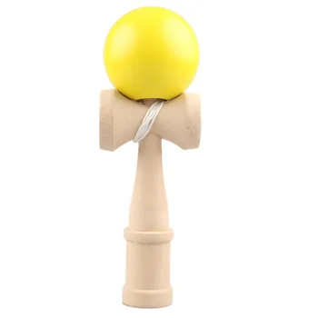 

Kids Toys Ball Elastic Frosted Skill Ball Professional Wooden Toy Skillful Juggling Ball Game Kids Sword Ball