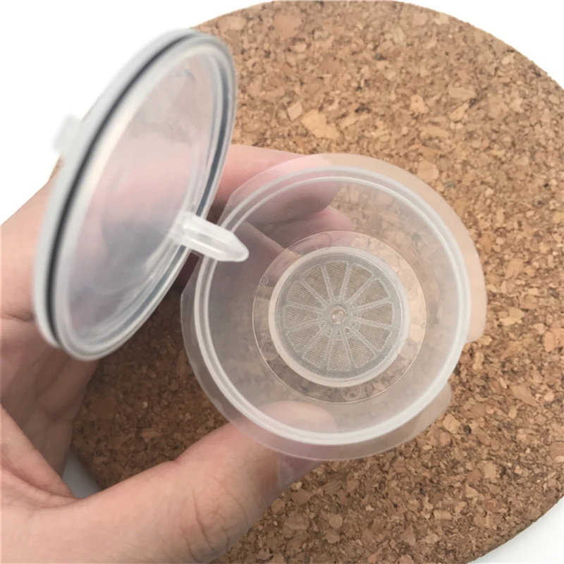 Arshen Crystal Dolce Gusto Coffee Capsule Plsatic Refillable Coffee Capsule 200 Times Reusable Compatible with Nescafe 4 Pcs/Set