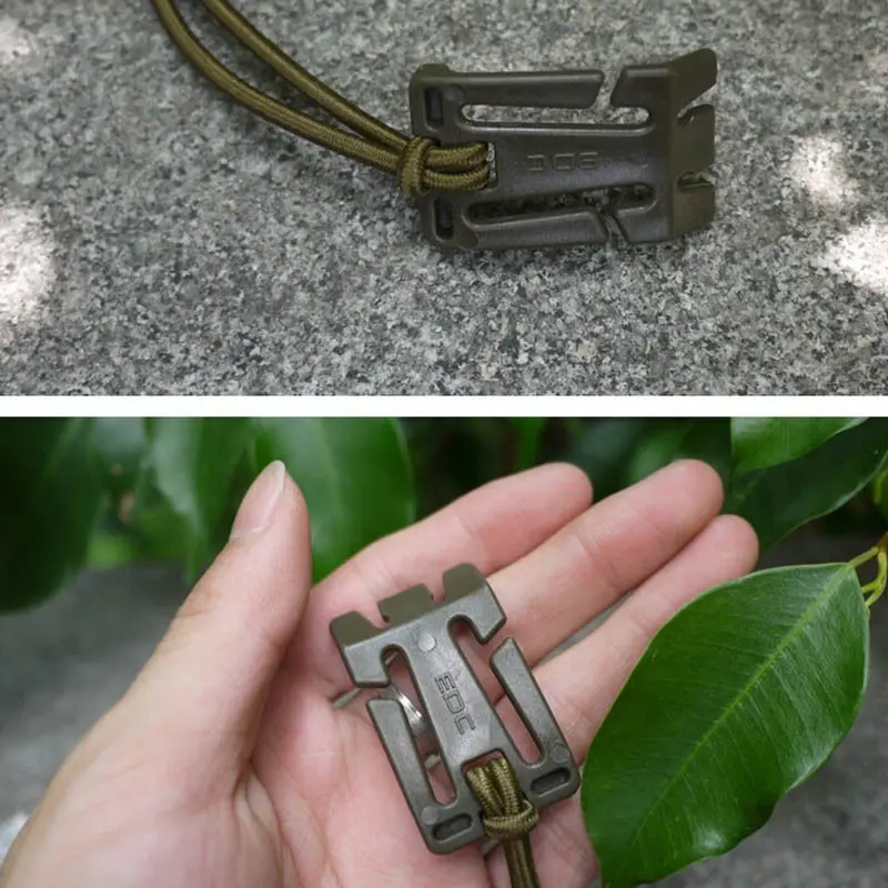 

2Pcs Elastic MOLLE Backpack Webbing Buckle Rope Cord Cable Storage Hang Buckle Roll Wire Clip High Quality