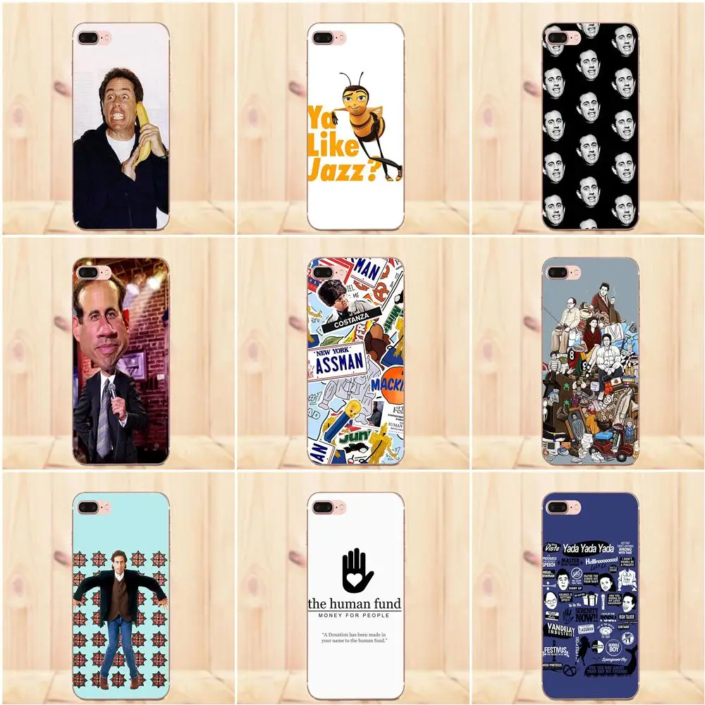 Maerknon для Apple iPhone 4 4S 5 5C 5S SE 6 6S 7 8 Plus X Мягкий силиконовый чехол Jerry Seinfeld | Мобильные