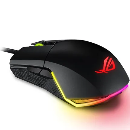 

ASUS ROG Pugio Aura RGB USB Wired Optical Ergonomic Ambidextrous Gaming Mouse