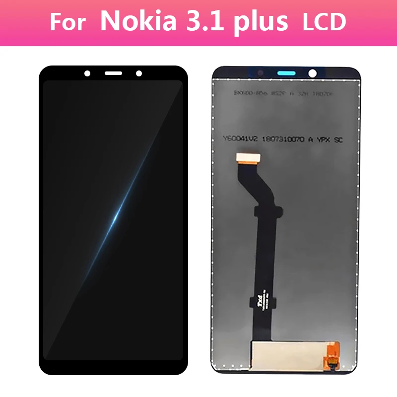 Для Nokia 3,1 Plus lcd TA-1118 TA-1104 TA-1125 TA-1117 TA-1113 TA-1115 TA-ЖК-дисплей с сенсорным экраном дигитайзер Запасные части