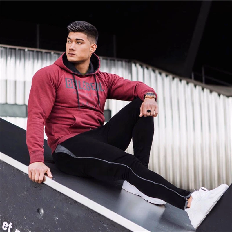hoodies Sweatshirt Men sport suit-2